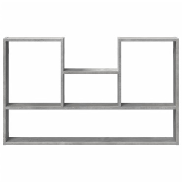 vidaXL Ραφιέρα Τοίχου Γκρι Σκυροδέματος 99x15x60cm από Επεξ. Ξύλο 1 τεμ.