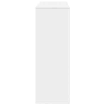 vidaXL Διαχωριστικό Χώρου-Βιβλιοθήκη Λευκό 100x33x94,5cm Επεξ. Ξύλο 1 τεμ.