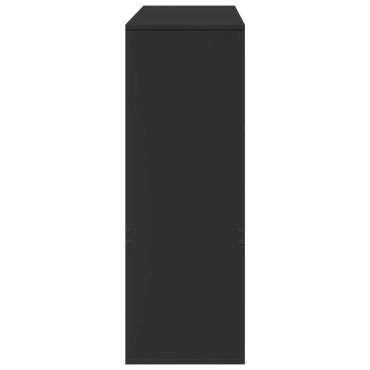 vidaXL Διαχωριστικό Χώρου-Βιβλιοθήκη Μαύρο 100x33x94,5cm Επεξ. Ξύλο 1 τεμ.