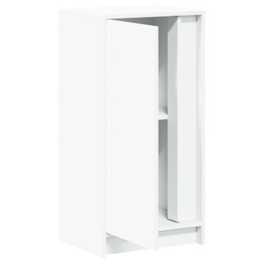 vidaXL Μπουφές με Φώτα LED Λευκός 42,5x34x85cm από Επεξεργασμένο Ξύλο 1 τεμ.