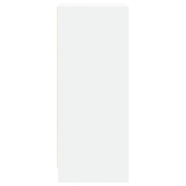 vidaXL Μπουφές με Φώτα LED Λευκός 42,5x34x85cm από Επεξεργασμένο Ξύλο 1 τεμ.