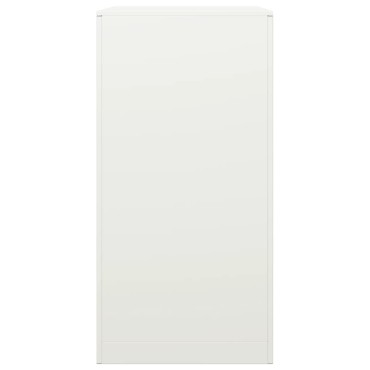 vidaXL Ράφι Καυσόξυλων Λευκό 60x40x80 εκ. Ατσάλινο