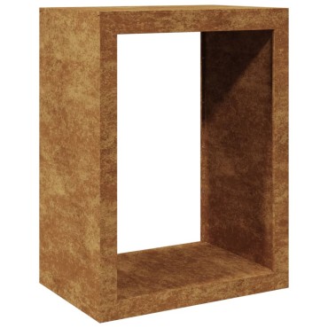 Ράφι για καυσόξυλα vidaXL 60x40x80 cm Ατσάλι σκληρυθέν στον αέρα