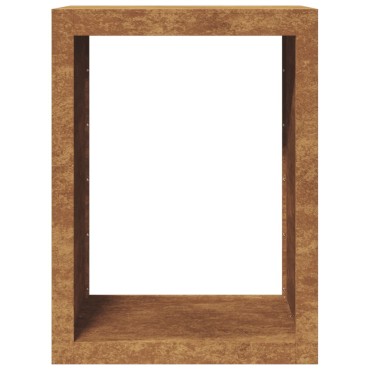 Ράφι για καυσόξυλα vidaXL 60x40x80 cm Ατσάλι σκληρυθέν στον αέρα