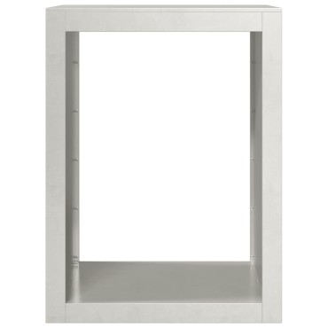 vidaXL Ραφιέρα Καυσόξυλων 60x40x80 εκ. από Ανοξείδωτο ατσάλι
