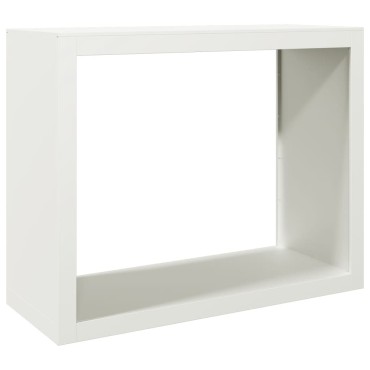 vidaXL Ράφι Καυσόξυλων Λευκό 100x40x80 εκ. Ατσάλινο