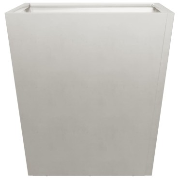 vidaXL Ζαρντινιέρες Κήπου 2 τεμ. 40x40x40 εκ. από Ανοξείδωτο Ατσάλι