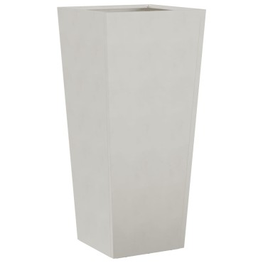 vidaXL Ζαρντινιέρες Κήπου 2 τεμ. 35x35x75 εκ. από Ανοξείδωτο Ατσάλι