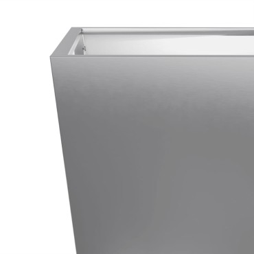 vidaXL Ζαρντινιέρες Κήπου 2 τεμ. 50x50x50 εκ. από Γαλβανισμένο Χάλυβα