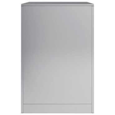 vidaXL Ράφι Καυσόξυλων 60x40x60 εκ. Γαλβανιζέ Ατσάλι