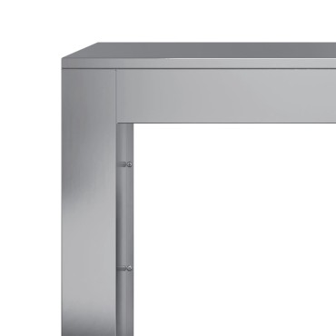 vidaXL Ράφι Καυσόξυλων 60x40x60 εκ. Γαλβανιζέ Ατσάλι
