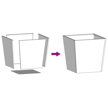 vidaXL Ζαρντινιέρα Κήπου 50x50x50 εκ. από Ανοξείδωτο Ατσάλι