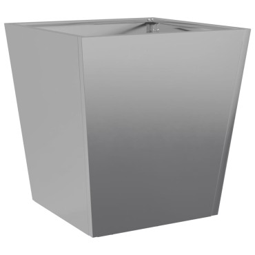 vidaXL Ζαρντινιέρα Κήπου 40x40x40 εκ. Γαλβανισμένο Χάλυβα