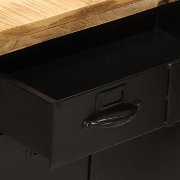 vidaXL Ντουλάπι 55x30x71cm από Μασίφ Ξύλο Μάνγκο 1 τεμ.