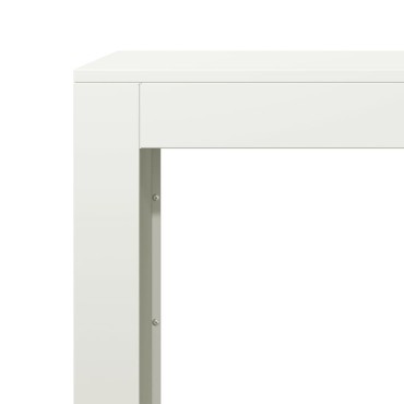 vidaXL Ράφι Καυσόξυλων Λευκό 60x40x60 εκ. Ατσάλινο