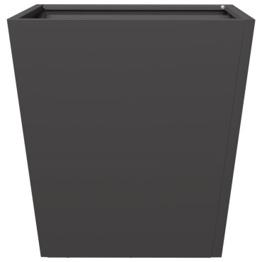 vidaXL Ζαρντινιέρα Μαύρη 40 x 40 x 40 εκ. από Ατσάλι