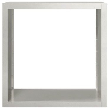 vidaXL Ραφιέρα Καυσόξυλων 100x40x100 εκ. από Ανοξείδωτο ατσάλι