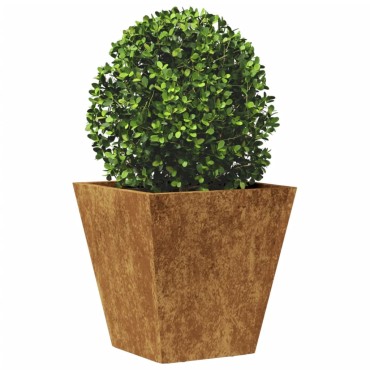 vidaXL Ζαρντινιέρα Κήπου 30x30x30 cm Ατσάλι σκληρυθέν στον αέρα