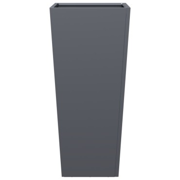 vidaXL Ζαρντινιέρα Κήπου Ανθρακί 35x35x75 εκ από Ατσάλι