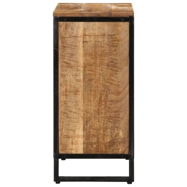 vidaXL Ραφιέρα Κρασιών για 9 Μπουκάλια 55x33x70cm Μασίφ Ξύλο Μάνγκο 1 τεμ.