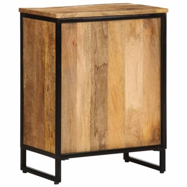 vidaXL Ραφιέρα Κρασιών για 9 Μπουκάλια 55x33x70cm Μασίφ Ξύλο Μάνγκο 1 τεμ.