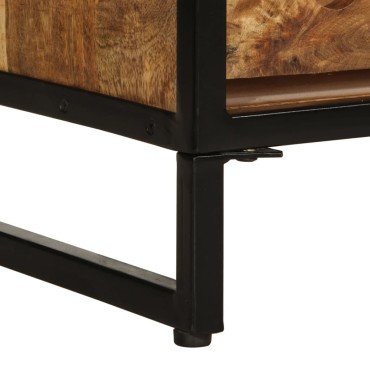 vidaXL Ραφιέρα Κρασιών για 9 Μπουκάλια 55x33x70cm Μασίφ Ξύλο Μάνγκο 1 τεμ.