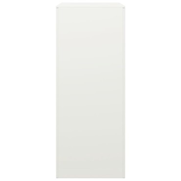 vidaXL Ράφι Καυσόξυλων Λευκό 60x40x100 εκ. Ατσάλινο