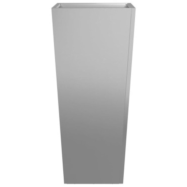 vidaXL Ζαρντινιέρες Κήπου 2 τεμ. 35x35x75 εκ. από Γαλβανισμένο Χάλυβα