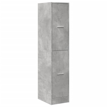 vidaXL Συρταριέρα Γενικής Χρήσης Γκρι Σκυρ.30x41x144,5cm Επεξ. Ξύλο 1 τεμ.