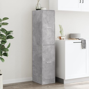 vidaXL Συρταριέρα Γενικής Χρήσης Γκρι Σκυρ.30x41x144,5cm Επεξ. Ξύλο 1 τεμ.