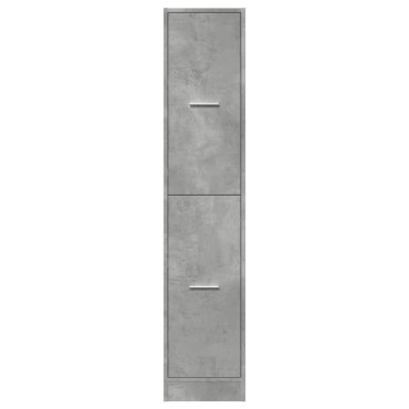 vidaXL Συρταριέρα Γενικής Χρήσης Γκρι Σκυρ.30x41x144,5cm Επεξ. Ξύλο 1 τεμ.