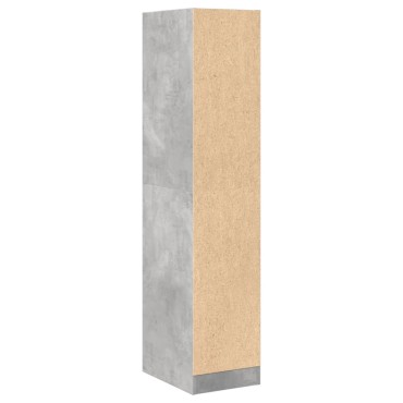 vidaXL Συρταριέρα Γενικής Χρήσης Γκρι Σκυρ.30x41x144,5cm Επεξ. Ξύλο 1 τεμ.