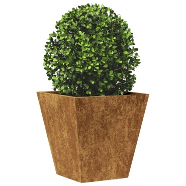vidaXL Ζαρντινιέρες Κήπου 2 τεμ. 30x30x30cm Ατσάλι σκληρυθέν στον αέρα