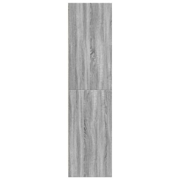 vidaXL Ντουλάπα Γκρι Sonoma 30x50x200cm από Επεξεργασμένο Ξύλο 1 τεμ.