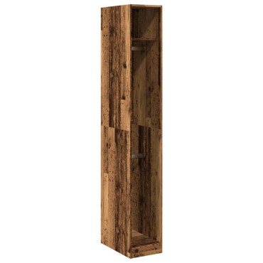 vidaXL Ντουλάπα Όψη Παλαιού Ξύλου 30x50x200cm από Επεξεργασμένο Ξύλο 1 τεμ.