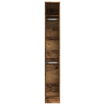vidaXL Ντουλάπα Όψη Παλαιού Ξύλου 30x50x200cm από Επεξεργασμένο Ξύλο 1 τεμ.