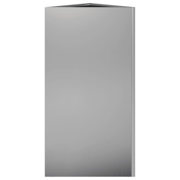 vidaXL Ζαρντινιέρα Κήπου Τρίγωνο 40x40x75 εκ Γαλβ. Ατσάλι