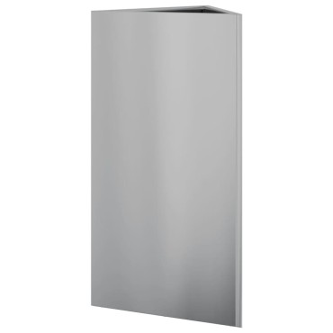 vidaXL Ζαρντινιέρα Κήπου Τρίγωνο 40x40x75 εκ Γαλβ. Ατσάλι