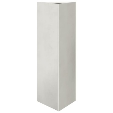 vidaXL Ζαρντινιέρες Κήπου 2 τεμ. Τρίγωνο 30x26x75 εκ Ανοξείδωτο Ατσάλι