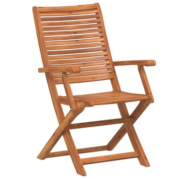 vidaXL Καρέκλες Κήπου Πτυσσόμενες 6 τεμ. 57x66x95cm Μασίφ Ακακία