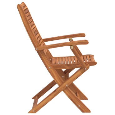 vidaXL Καρέκλες Κήπου Πτυσσόμενες 6 τεμ. 57x66x95cm Μασίφ Ακακία