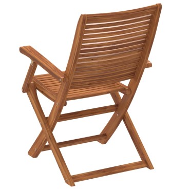 vidaXL Καρέκλες Κήπου Πτυσσόμενες 6 τεμ. 57x66x95cm Μασίφ Ακακία