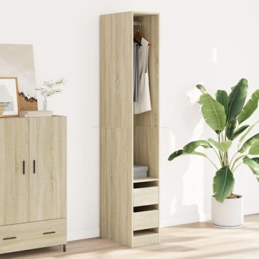 vidaXL Ντουλάπα Sonoma Δρυς 30x50x200cm από Επεξεργασμένο Ξύλο 1 τεμ.