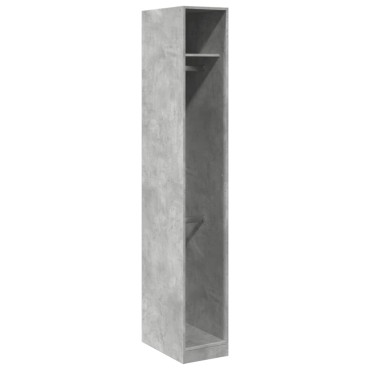 vidaXL Ντουλάπα Γκρι Σκυρ. 30x50x200cm από Επεξεργασμένο Ξύλο 1 τεμ.