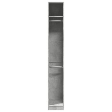vidaXL Ντουλάπα Γκρι Σκυρ. 30x50x200cm από Επεξεργασμένο Ξύλο 1 τεμ.