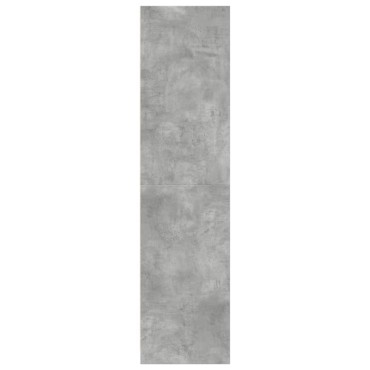 vidaXL Ντουλάπα Γκρι Σκυρ. 30x50x200cm από Επεξεργασμένο Ξύλο 1 τεμ.