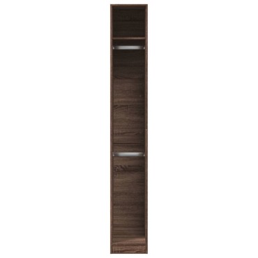 vidaXL Ντουλάπα Καφέ Δρυς 30x50x200cm από Επεξεργασμένο Ξύλο 1 τεμ.
