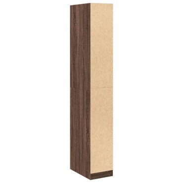 vidaXL Ντουλάπα Καφέ Δρυς 30x50x200cm από Επεξεργασμένο Ξύλο 1 τεμ.