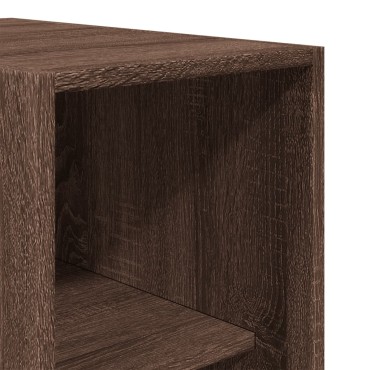 vidaXL Ντουλάπα Καφέ Δρυς 30x50x200cm από Επεξεργασμένο Ξύλο 1 τεμ.