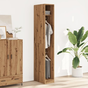 vidaXL Ντουλάπα Αρτισιανή Δρυς 30x50x200cm από Επεξεργασμένο Ξύλο 1 τεμ.